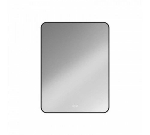 Зеркало Vincea 50 х 70 см, LED c сенсорным выключателем и диммером, с функцией антизапотевания, черная рама, VLM-3VC500B-2