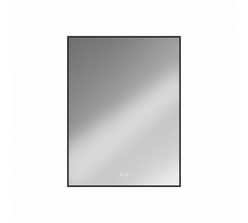 Зеркало Vincea 50 х 70 см, LED c сенсорным выключателем и диммером, с функцией антизапотевания, черная рама, VLM-3VN500B-2