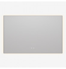 Зеркало Vincea VLM-4F120GM-2, 120 х 80 см, LED-подсветка, с сенсорным выключателем, диммером, рама воронёная сталь, gunmetal