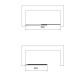Шторка для ванны Vincea VSB-6E900CL-R/VSB-6E900CL-L, 90 см, стекло прозрачное, профиль хром, левая/правая