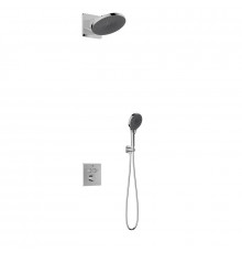 Душевая система Vincea Inspire VSFW-3I21MT5CH, термостатическая, на 2 потребителя, цвет хром/черный