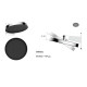 Душевая система Vincea Inspire VSFW-3I22MT3GM, термостатическая, воронёная сталь, gunmetal