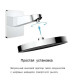 Душевая система Vincea Inspire VSFW-3I22MT3GM, термостатическая, воронёная сталь, gunmetal