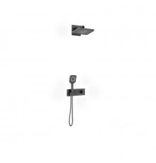 Душевая система Vincea VSFW-422TI4GM, термостатическая, воронёная сталь, gunmetal