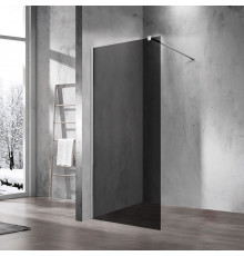 Душевая стенка Vincea Walk In 100 см, стекло тонированное, профиль хром, VSW-1H100CG