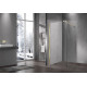 Душевая стенка Vincea Walk-In, со свободным входом, 100 см, стекло прозрачное, профиль матовое золото, VSW-1H100CLG