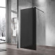 Душевая стенка Vincea Walk-In VSW-1H100GFGM, 100 см, стекло матовое тонированное, профиль вороненая сталь