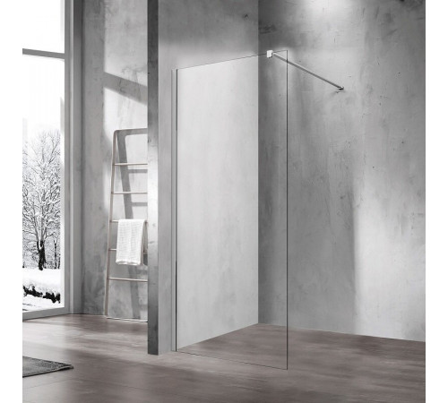 Душевая стенка Vincea Walk In 120 см, стекло прозрачное, профиль хром, VSW-1H120CL