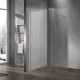 Душевая стенка Vincea Walk-In VSW-1H600CLBN, 60 см, со свободным входом, стекло прозрачное, профиль брашированный никель
