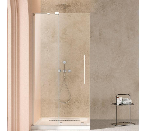 Душевая стенка Vincea Walk In VSW-4WSL120CL-L/VSW-4WSL120CL-R, 120 см, стекло прозрачное, профиль хром, левая/правая