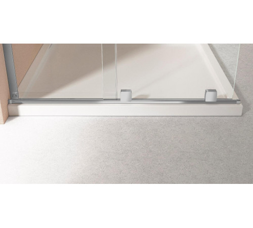Душевая стенка Vincea Walk In VSW-4WSL120CL-L/VSW-4WSL120CL-R, 120 см, стекло прозрачное, профиль хром, левая/правая