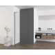 Душевая стенка Vincea Walk In VSW-7HA900CLGM, 90 см, стекло прозрачное, профиль вороненая сталь
