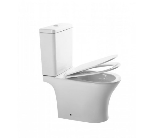 Унитаз-компакт безободковый с сиденьем и смывом TORNADO BelBagno ACQUA-TOR BB2801CP-TOR/SC + BB2801T