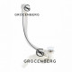 Полуавтоматический сливы-перелив для ванны Grocenberg GB240 Белый